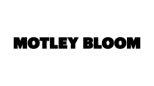 black and white motley bloom logo