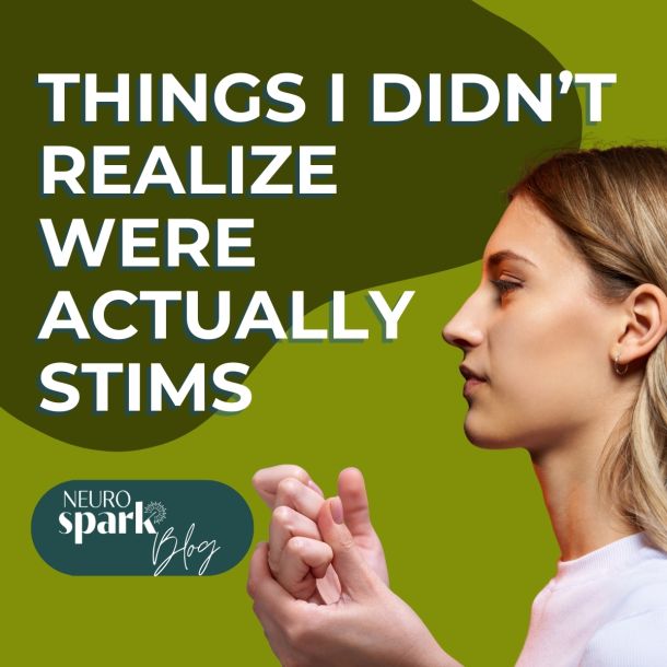 Subtle stims like fidgeting and sensory self-regulation in everyday life